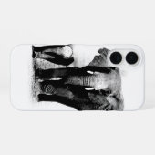 Olifanten iPhone 16 Hoesje (Achterkant horizontaal)