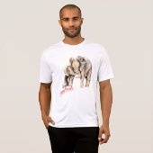 Olifanten is het hart van het wild t-shirt (Voorkant volledig)