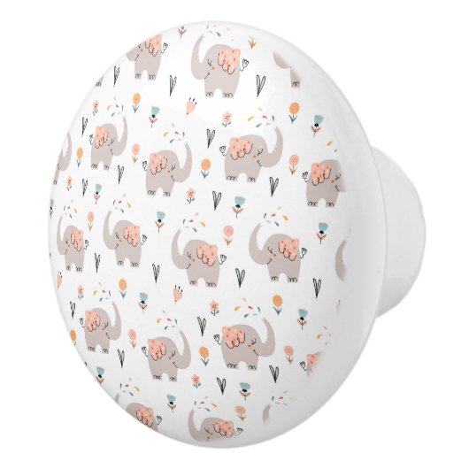 Olifanten Keramische Knop (Rechts)