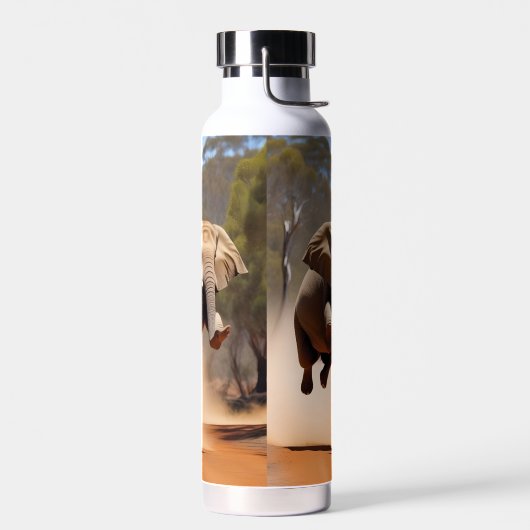 Olifanten kunnen springen, waterfles (Links)