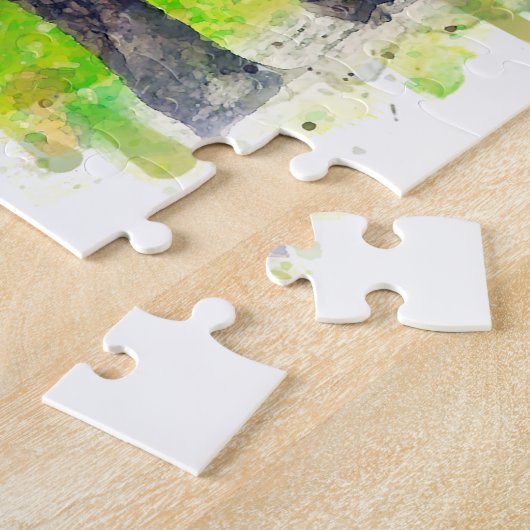 Olifanten Legpuzzel (Zijkant)