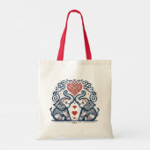 Olifanten Mandala Liefde Tote Bag (Achterkant)