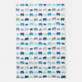 olifanten marcheren theedoek (Verticaal)