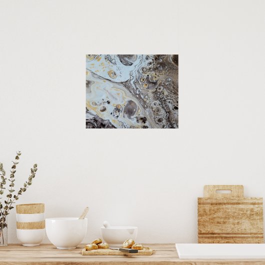 Olifanten met 16x20 Poster (Keuken)