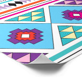 Olifanten met Aztec Pattern Beauful Poster (Hoek)