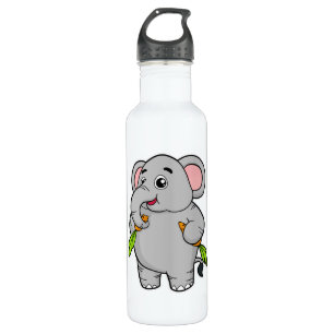 Olifanten met wortelen waterfles 