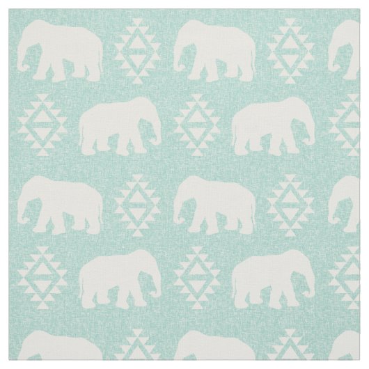 Olifanten - munt stof (Swatch)