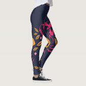 Olifanten op Blauw Leggings (Rechts)