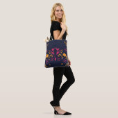 Olifanten op Blauw Tote Bag (Op model)