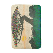 Olifanten op de Planes van Afrika Badmat (Voorkant Verticaal)