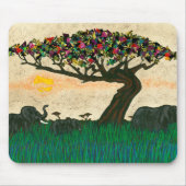 Olifanten op de Planes van Afrika Muismat (Voorkant)