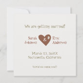 Olifanten opknappen - De uitnodiging Datum opslaan (Achterkant)