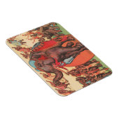 Olifanten optreden met vrouwen en trainers. magneet (Rechterzijde)