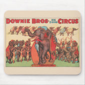 Olifanten optreden met vrouwen en trainers. muismat (Voorkant)