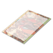 Olifanten optreden met vrouwen en trainers. notitieblok (Schuin)