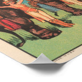 Olifanten optreden met vrouwen en trainers. poster (Hoek)