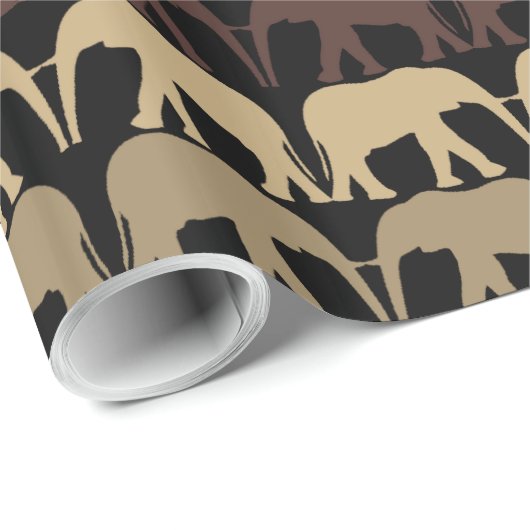 Olifanten Patroon Cadeaupapier (Rol Hoek)