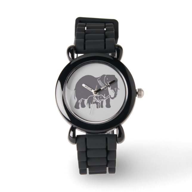 Olifanten polshorloge horloge (Voorkant)
