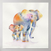 Olifanten Poster (Voorkant)