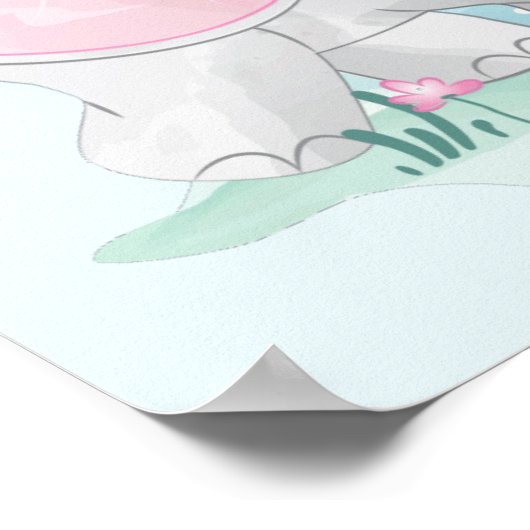 Olifanten Poster (Hoek)