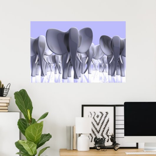 Olifanten! Poster (Thuiskantoor)