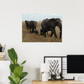 Olifanten Poster (Thuiskantoor)