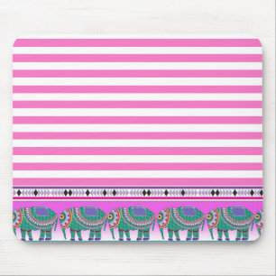olifanten Roze striptey Muismat