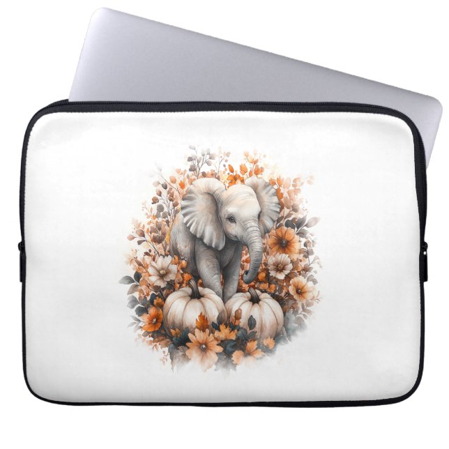Olifanten Shirt Country Pumpkin Laptop Sleeve (Voorkant)