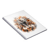 Olifanten Shirt Country Pumpkin Notitieboek (Rechterzijde)