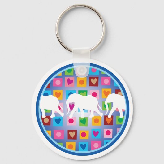 "Olifanten" Sleutelhanger (Voorkant)