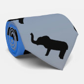 Olifanten Stropdas (Opgerold)