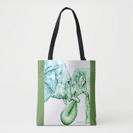 Olifanten Tote Bag (Voorkant)