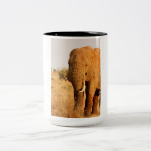 Olifanten Tweekleurige Koffiemok