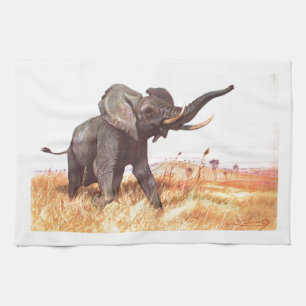 Olifanten van de Dieren van het Lot van het Theedoek