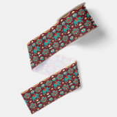 Olifanten van Viering – Diwali Droombeeld Grosgrain Lint (Achterkant)