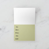 Olifanten vergeten nooit Save the date kaart (Binnen)