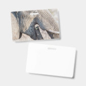 Olifanten voeren badge (Voor- en achterkant)