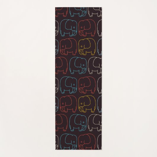  olifanten yogamat (Voorkant)