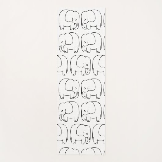 olifanten yogamat (Voorkant)