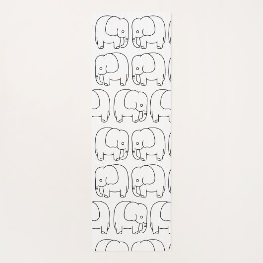 olifanten yogamat (Achterkant)