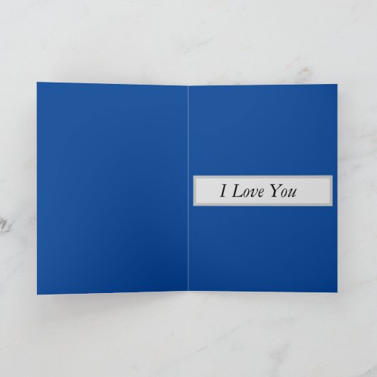 Olifanten zij aan zij, met boomstammen Valentijn’s Feestdagen Kaart (Binnen)