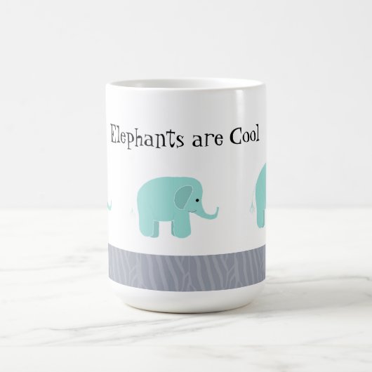 Olifanten zijn Cool Koffiemok (Center)
