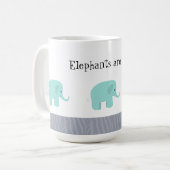 Olifanten zijn Cool Koffiemok (Voorkant links)