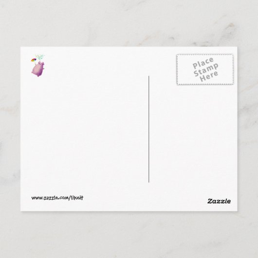 Olifanten zijn Geweldige Briefkaart (Achterkant)