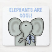 Olifanten zijn kool muismat (Voorkant)