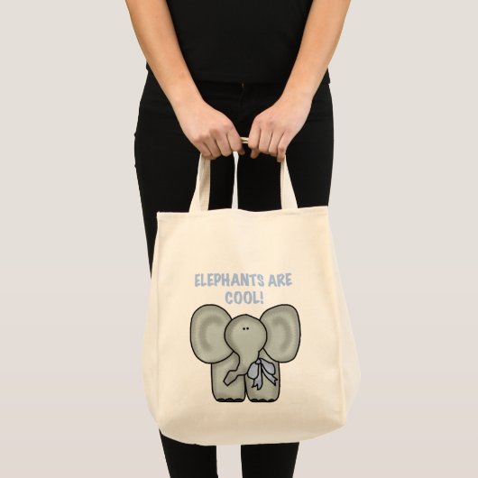 Olifanten zijn wollen hemden en cadeautjes tote bag (Voorkant (product))