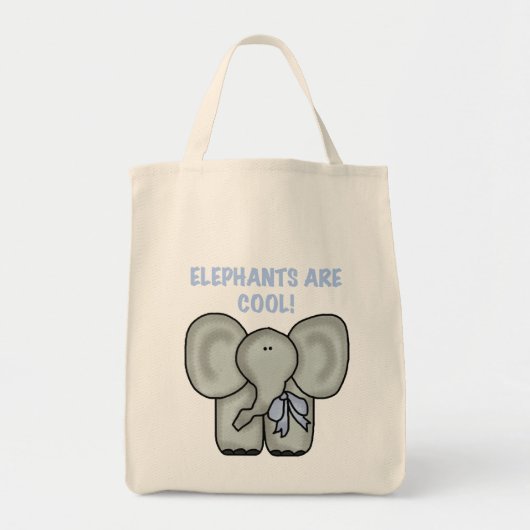 Olifanten zijn wollen hemden en cadeautjes tote bag (Voorkant)