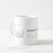 olifantenblauwe vlinder Mok koffie (Voorkant links)