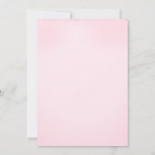 Olifantenbloemen Vlinders Roze Baby shower Kaart (Achterkant)