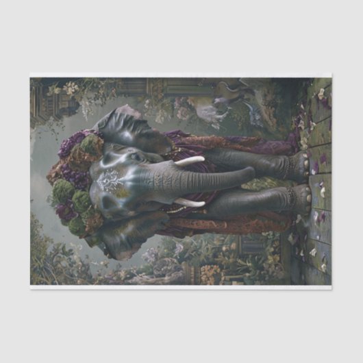 olifantenbloesem tissuepapier (Voorkant)